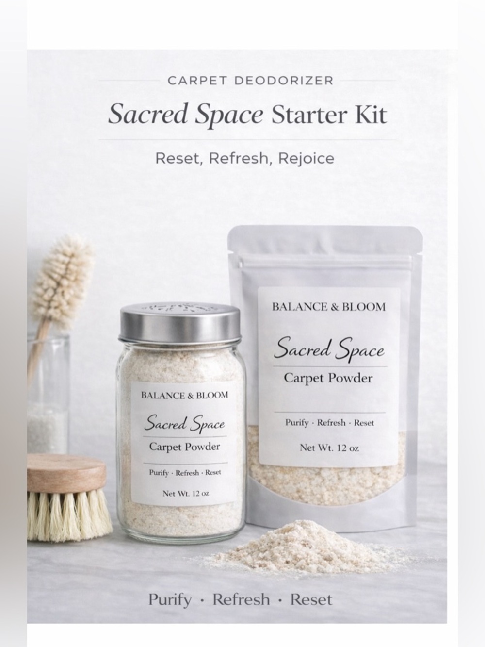 Sacred Space Purify Carpet Deodorizer Kit